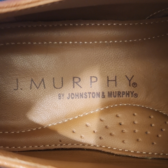 Johnston & Murphy Tan Leather Oxfords - Picture 8 of 10